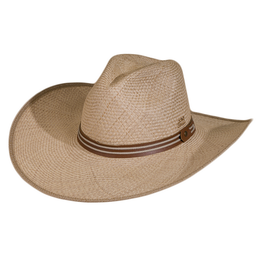 SOMBRERO QUETIPO CAFÉ TEJIDO EXTRAFINO